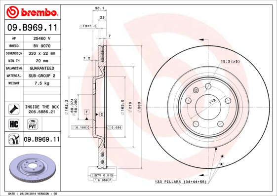 BREMBO Bremsscheibe