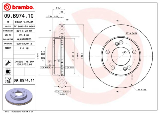 BREMBO Bremsscheibe