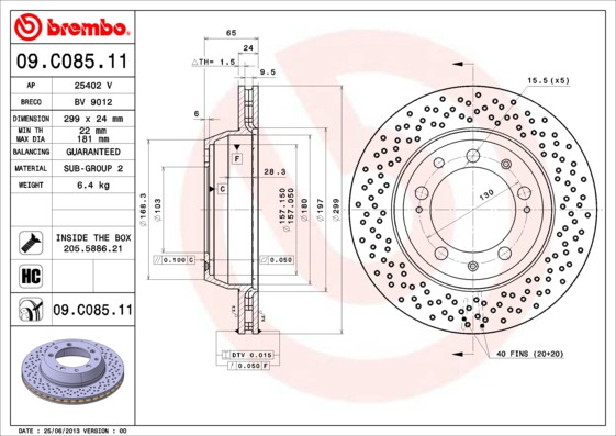 BREMBO Bremsscheibe