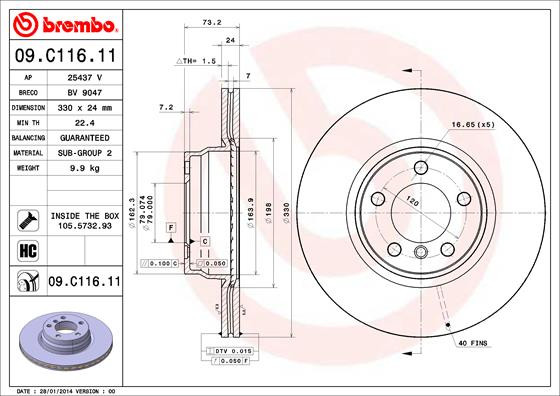 BREMBO Bremsscheibe