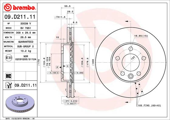BREMBO Bremsscheibe
