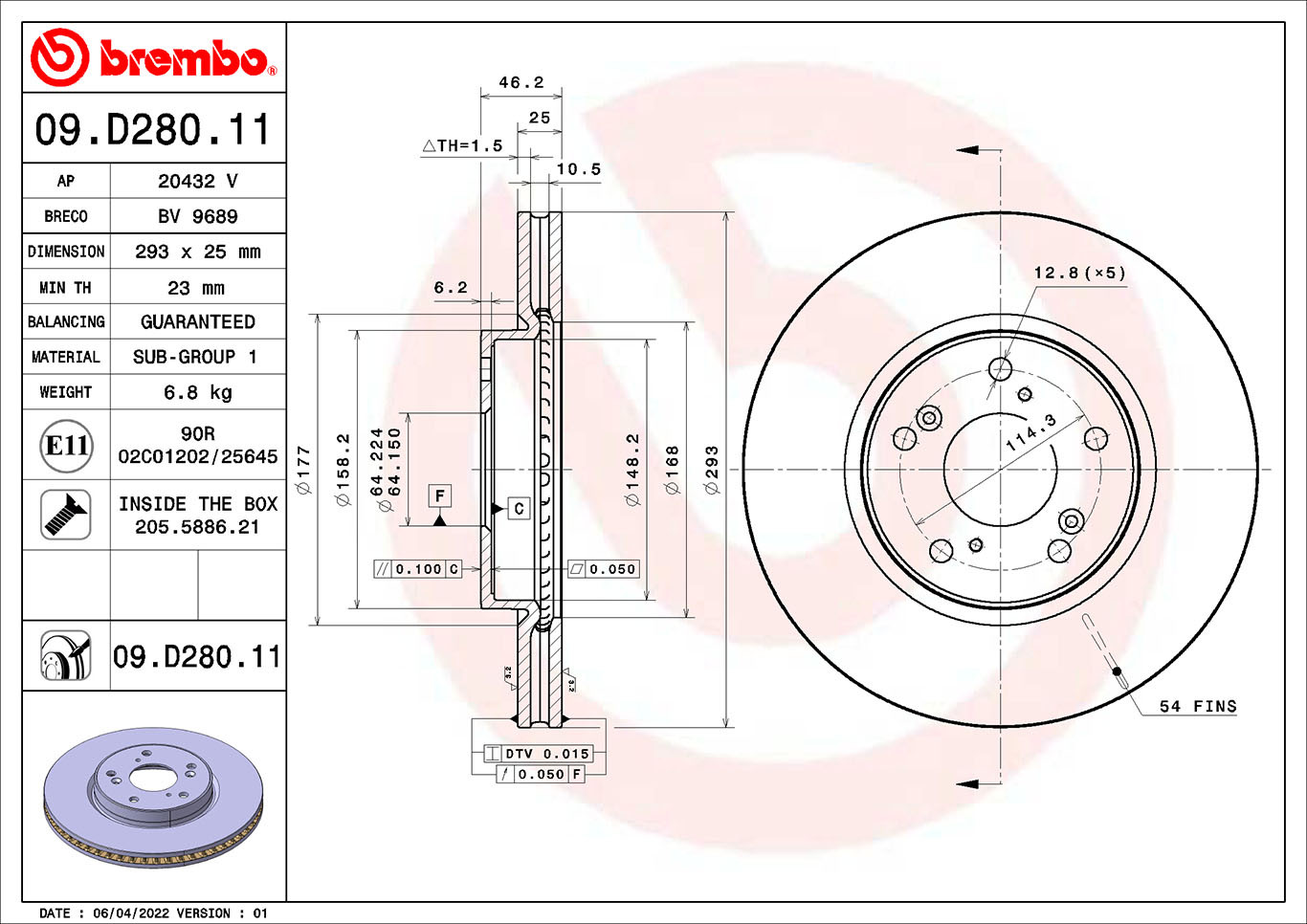 BREMBO Bremsscheibe