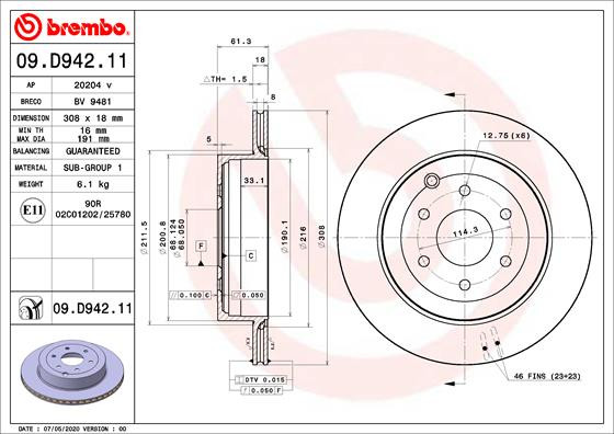 BREMBO Bremsscheibe