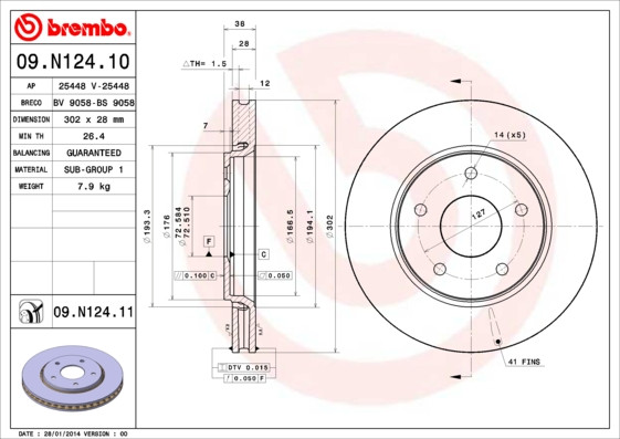 BREMBO Bremsscheibe