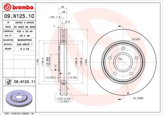 BREMBO Bremsscheibe