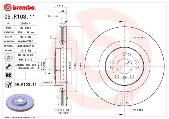 BREMBO Bremsscheibe
