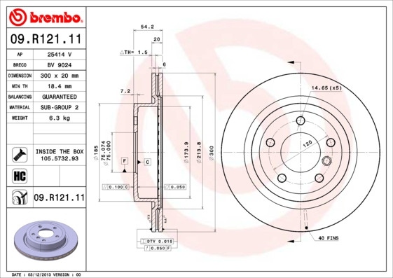 BREMBO Bremsscheibe