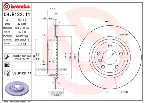 BREMBO Bremsscheibe