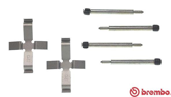 BREMBO Zubehörsatz, Scheibenbremsbelag