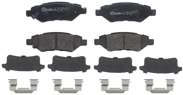 BREMBO Bremsbelagsatz, Scheibenbremse