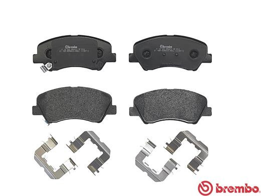 BREMBO Bremsbelagsatz, Scheibenbremse