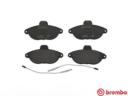 BREMBO Bremsbelagsatz, Scheibenbremse