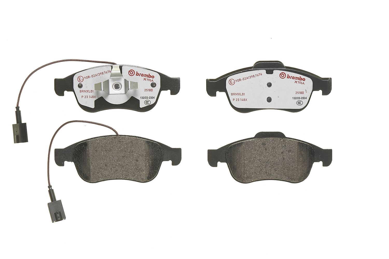 BREMBO Bremsbelagsatz, Scheibenbremse