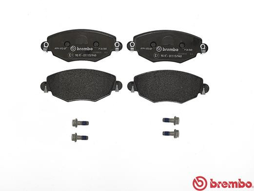 BREMBO Bremsbelagsatz, Scheibenbremse