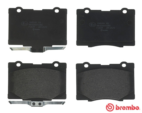 BREMBO Bremsbelagsatz, Scheibenbremse