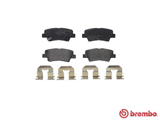 BREMBO Bremsbelagsatz, Scheibenbremse