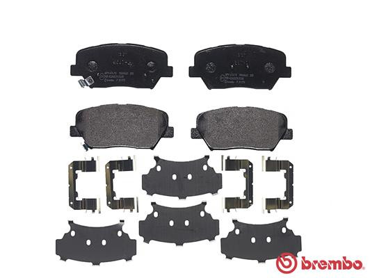 BREMBO Bremsbelagsatz, Scheibenbremse