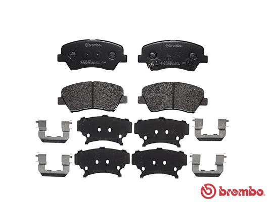 BREMBO Bremsbelagsatz, Scheibenbremse