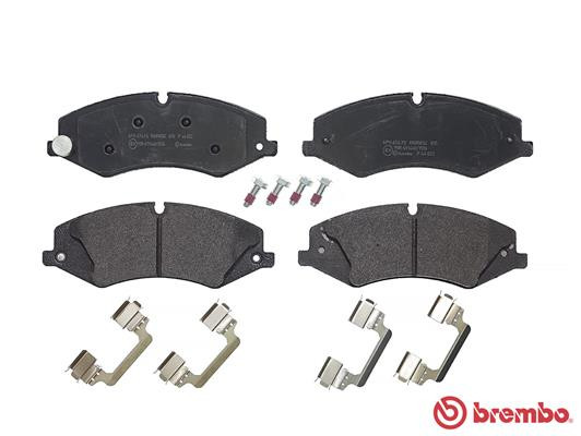 BREMBO Bremsbelagsatz, Scheibenbremse