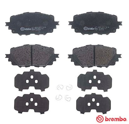 BREMBO Bremsbelagsatz, Scheibenbremse