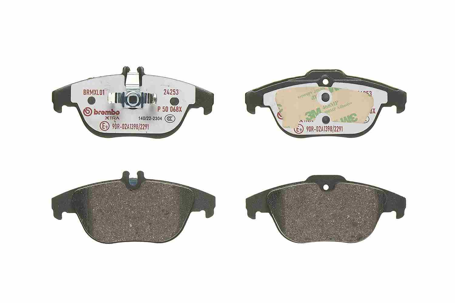 BREMBO Bremsbelagsatz, Scheibenbremse