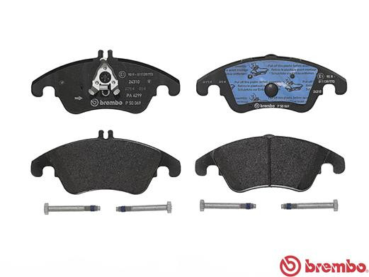BREMBO Bremsbelagsatz, Scheibenbremse