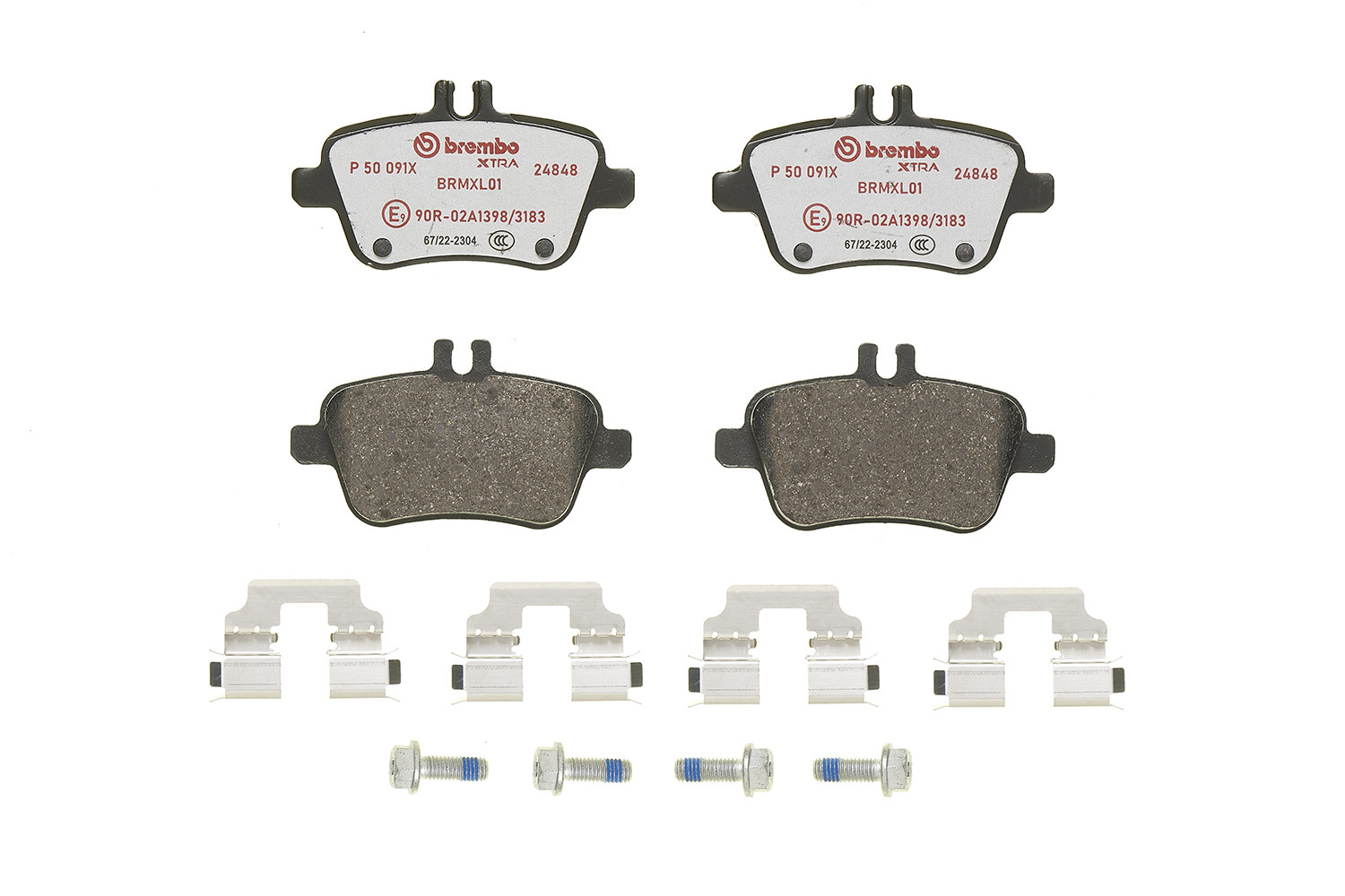 BREMBO Bremsbelagsatz, Scheibenbremse