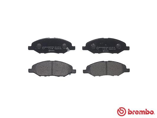 BREMBO Bremsbelagsatz, Scheibenbremse