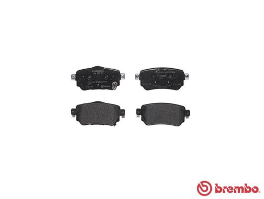BREMBO Bremsbelagsatz, Scheibenbremse