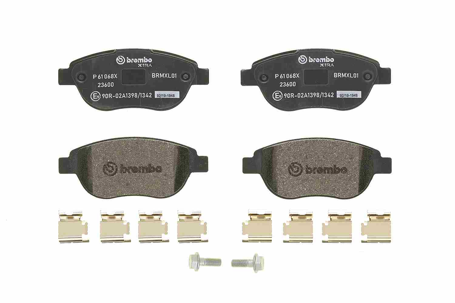 BREMBO Bremsbelagsatz, Scheibenbremse