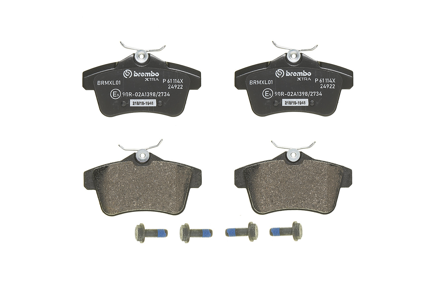 BREMBO Bremsbelagsatz, Scheibenbremse