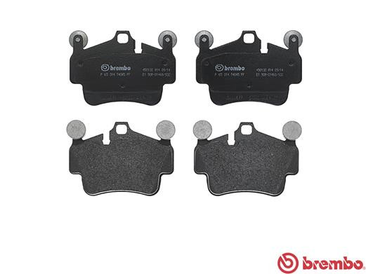 BREMBO Bremsbelagsatz, Scheibenbremse