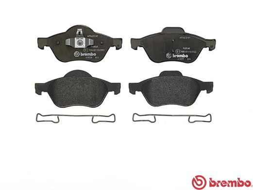 BREMBO Bremsbelagsatz, Scheibenbremse