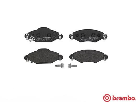 BREMBO Bremsbelagsatz, Scheibenbremse