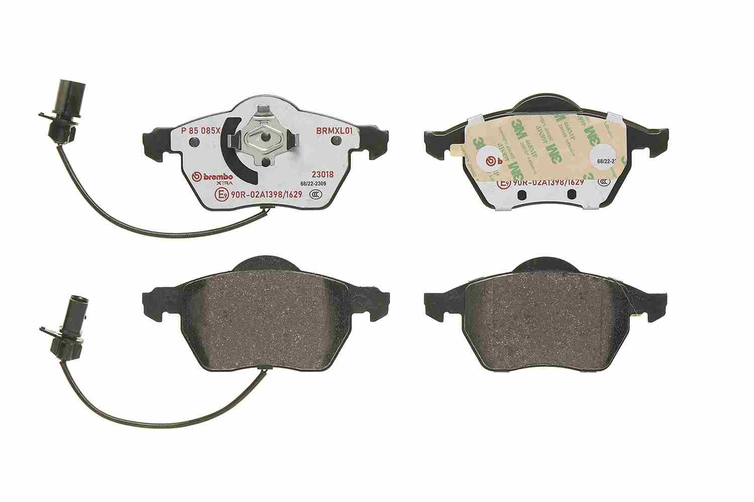 BREMBO Bremsbelagsatz, Scheibenbremse