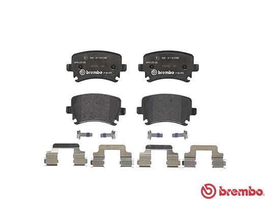 BREMBO Bremsbelagsatz, Scheibenbremse