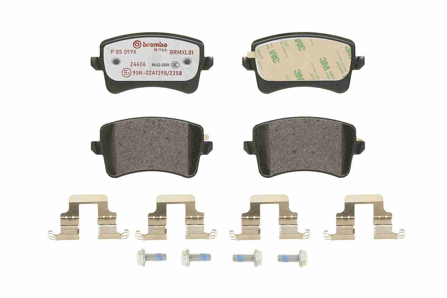 BREMBO Bremsbelagsatz, Scheibenbremse