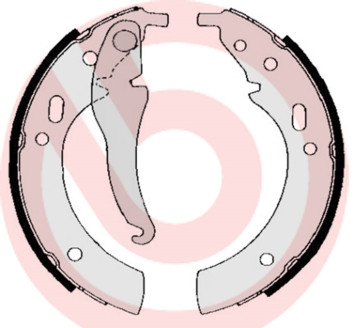 BREMBO Bremsbackensatz