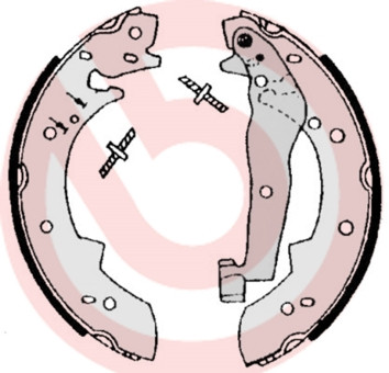 BREMBO Bremsbackensatz