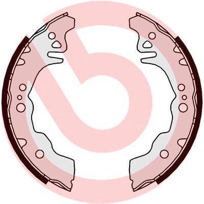 BREMBO Bremsbackensatz