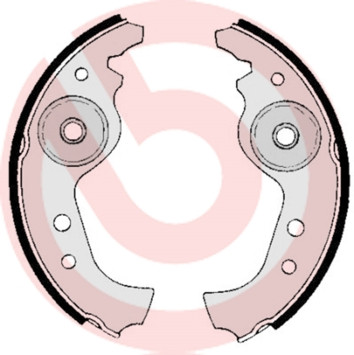 BREMBO Bremsbackensatz