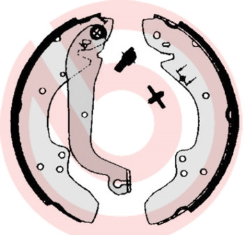 BREMBO Bremsbackensatz