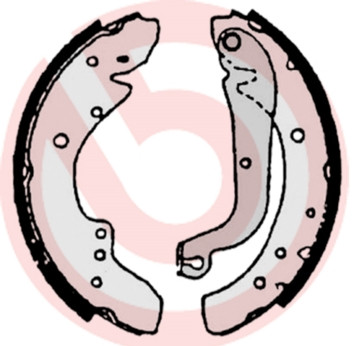 BREMBO Bremsbackensatz