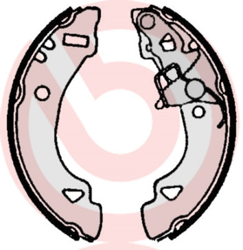 BREMBO Bremsbackensatz