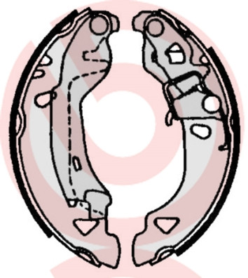 BREMBO Bremsbackensatz