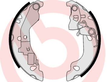 BREMBO Bremsbackensatz
