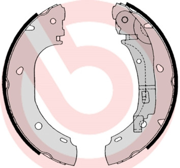 BREMBO Bremsbackensatz