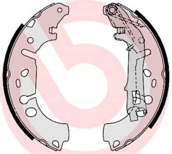 BREMBO Bremsbackensatz