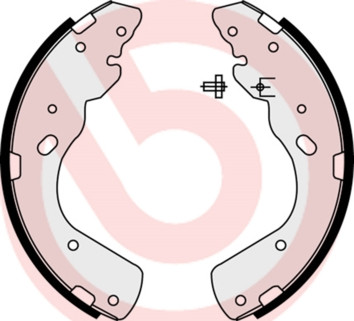 BREMBO Bremsbackensatz