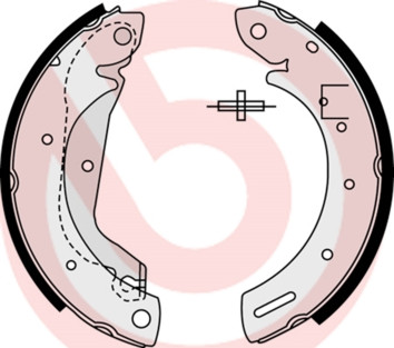 BREMBO Bremsbackensatz